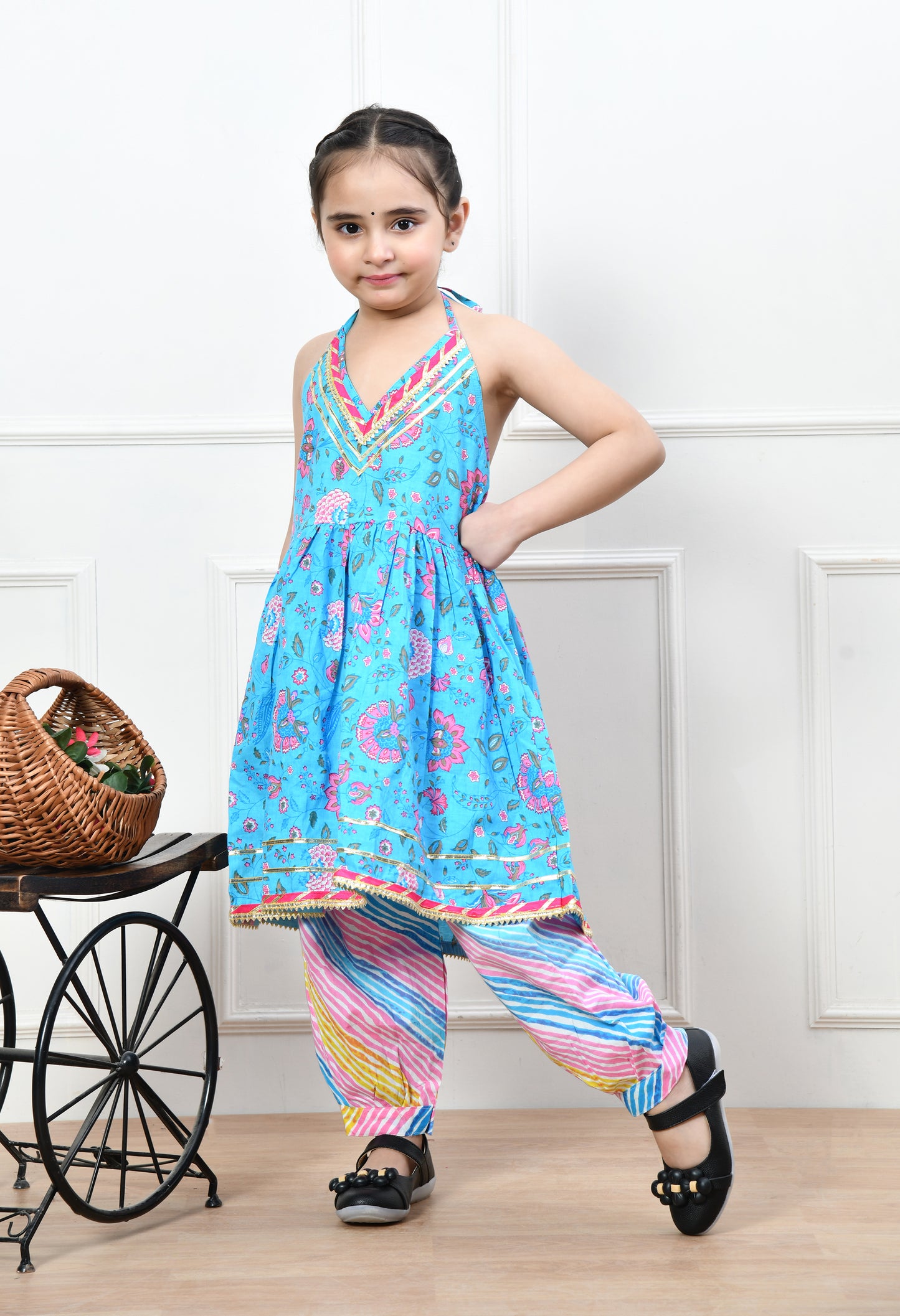 Blue Belle Kurti Set