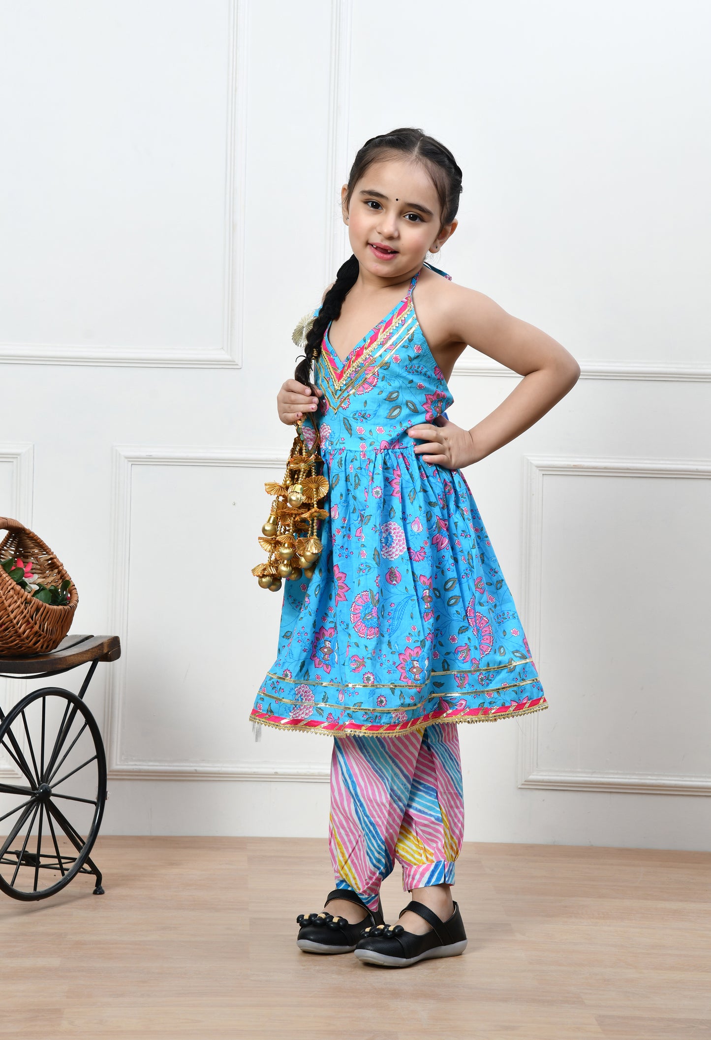 Blue Belle Kurti Set