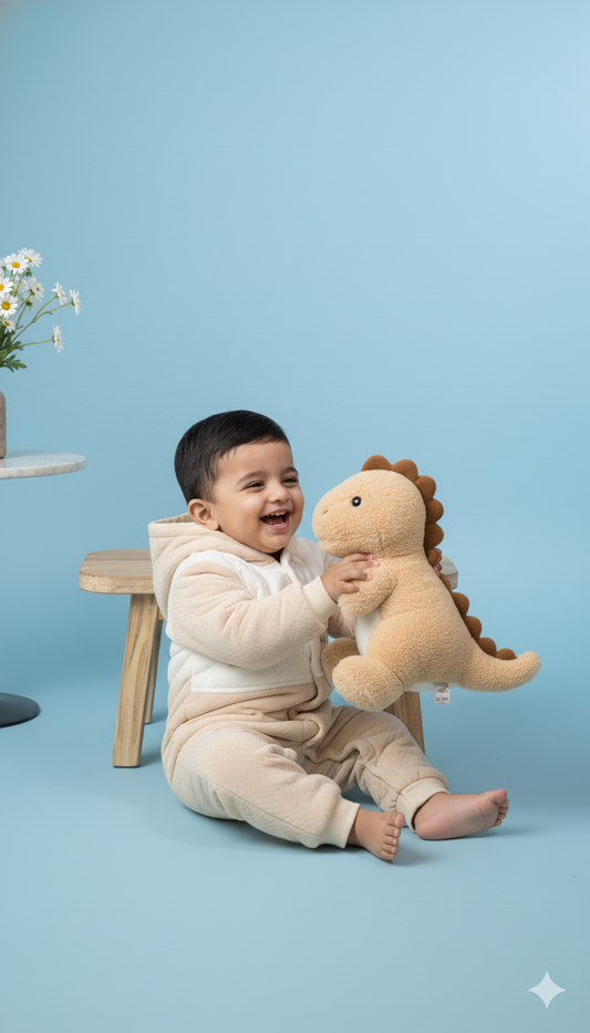 Little Star Snuggle Suit – Brown