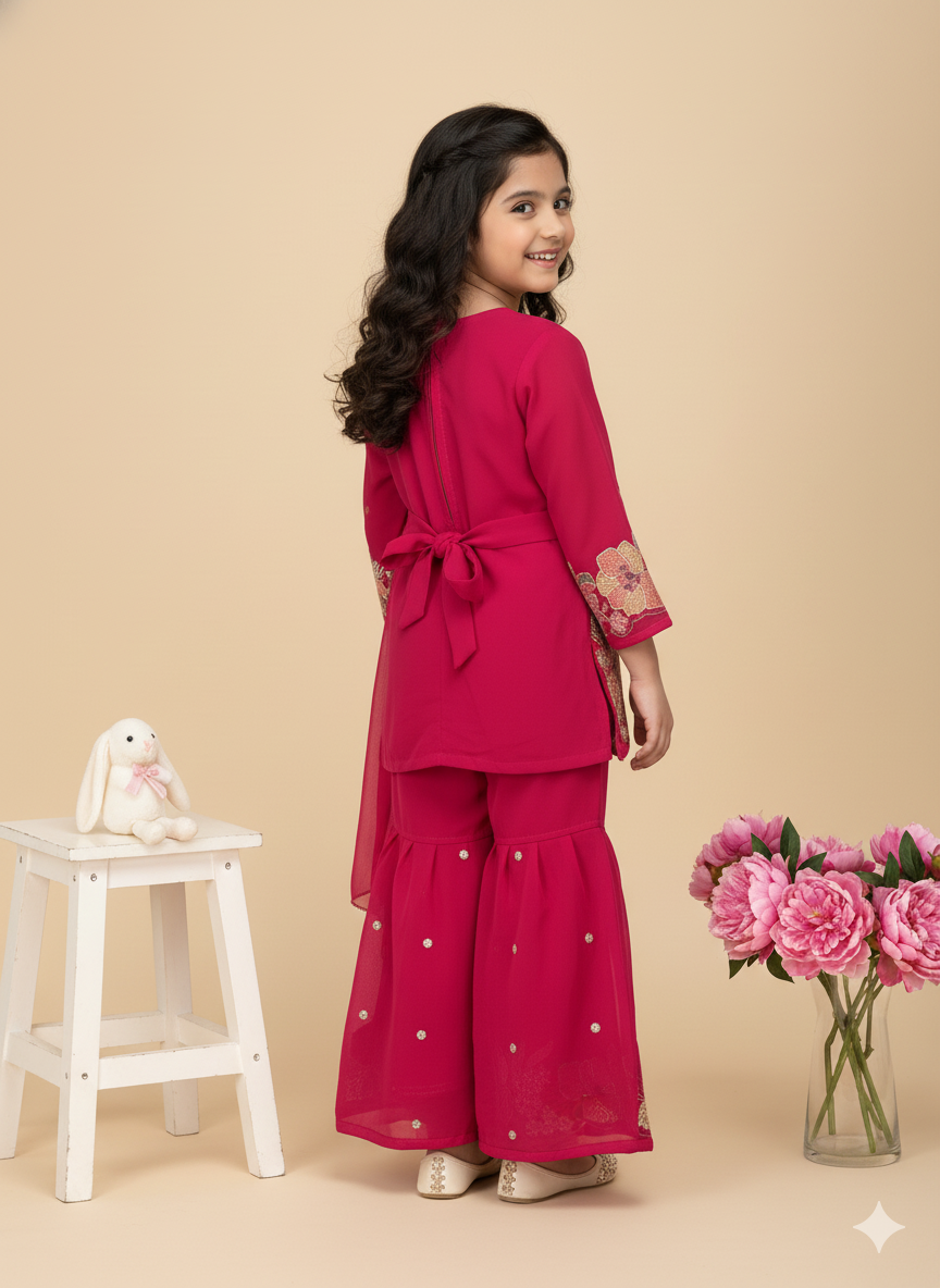 Gulabi Charm Kurti Set