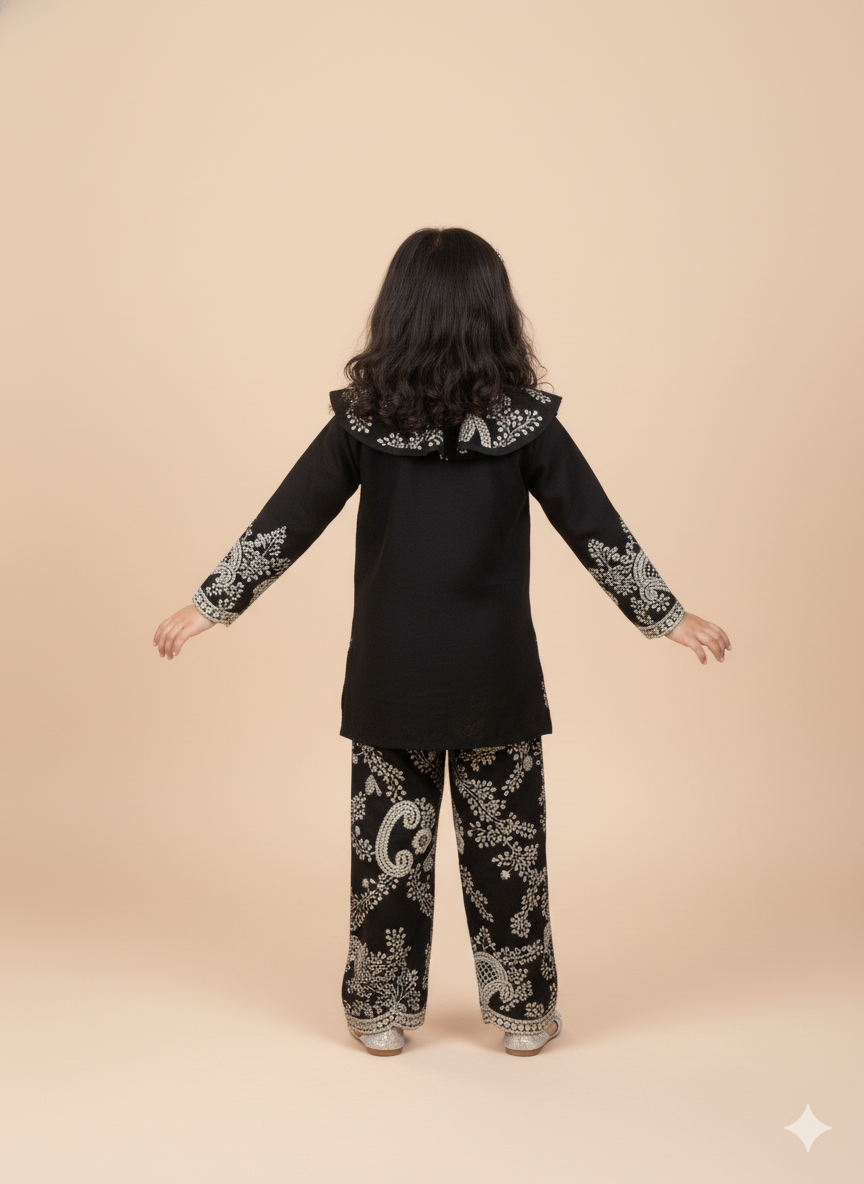 Noor-e-Black Embroidered Co-Ord Set