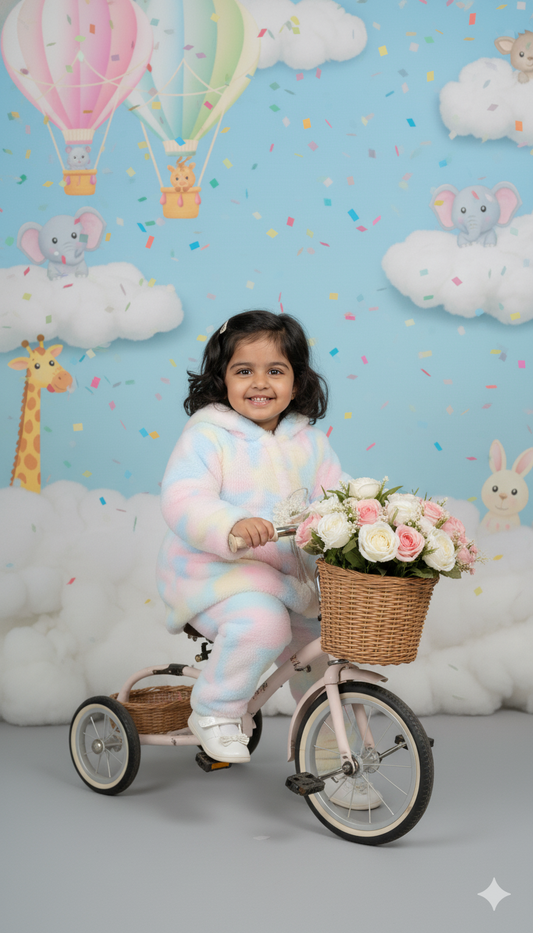 Rainbow Cloud Winter Fur Set