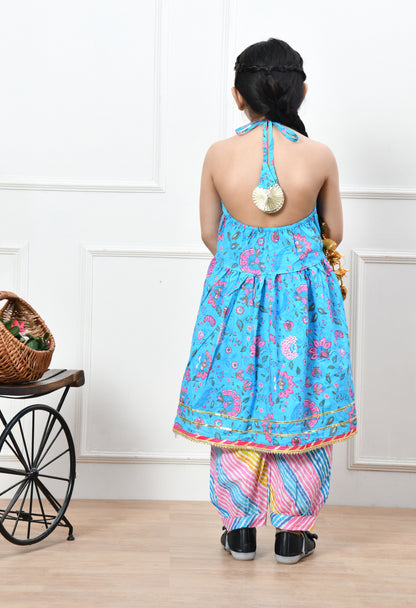 Blue Belle Kurti Set