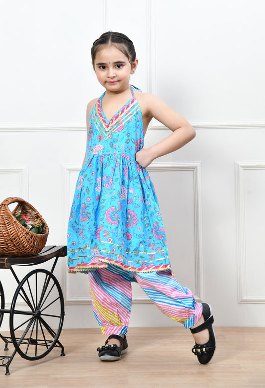 Blue Belle Kurti Set