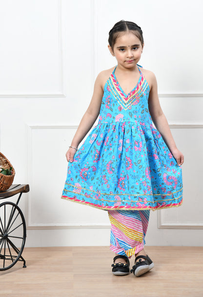 Blue Belle Kurti Set