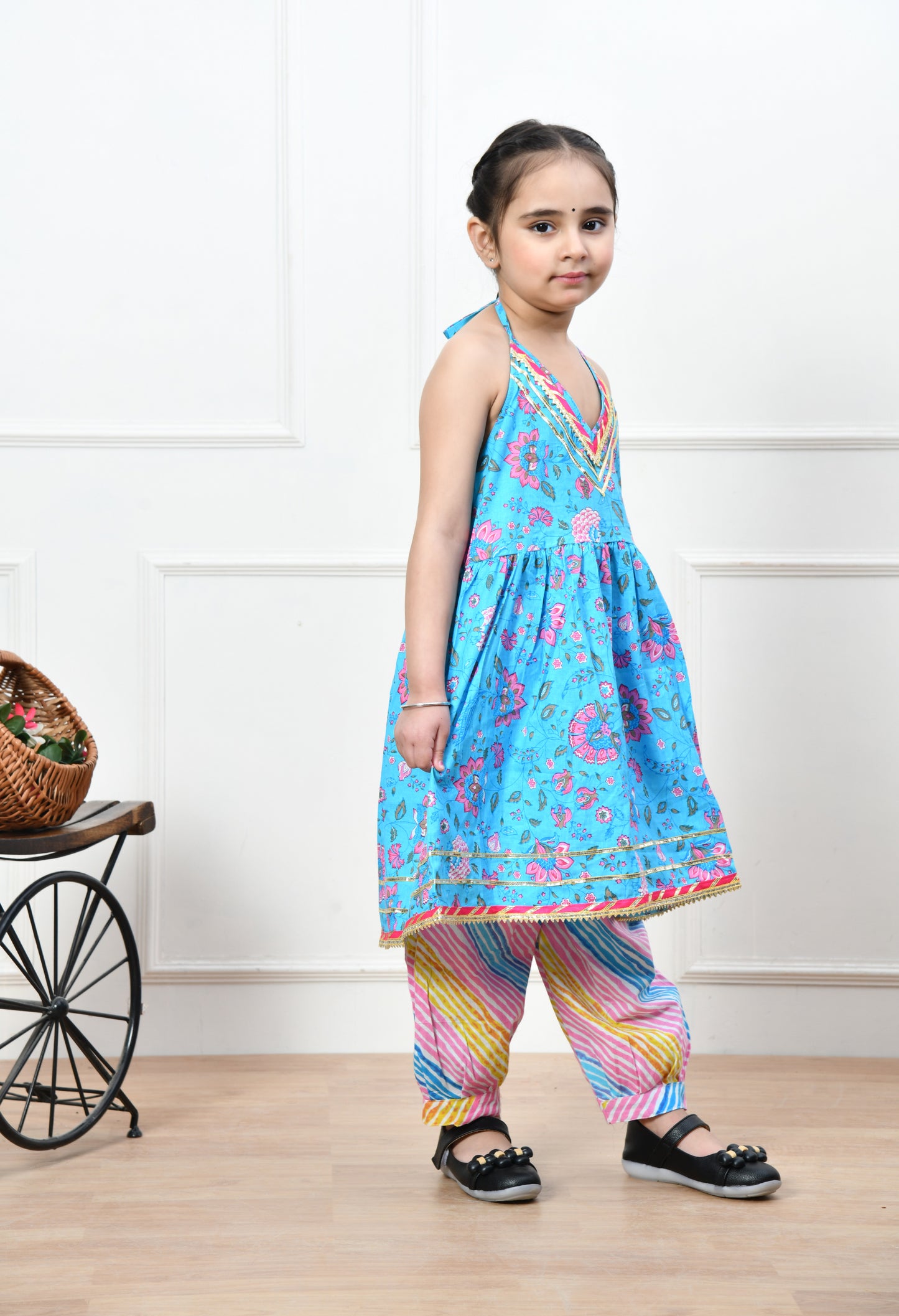 Blue Belle Kurti Set