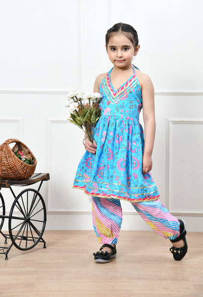 Blue Belle Kurti Set