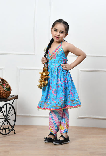 Blue Belle Kurti Set