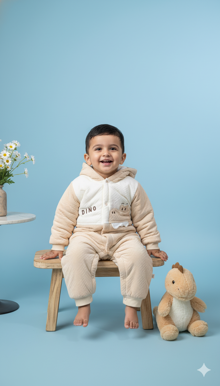 Little Star Snuggle Suit – Brown
