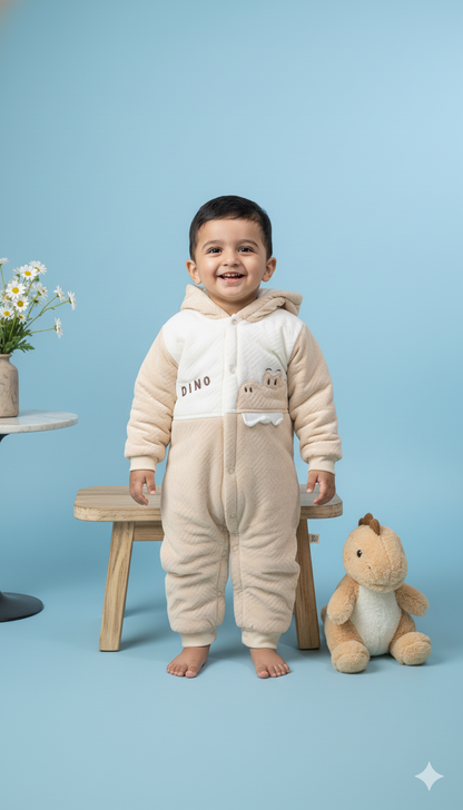 Little Star Snuggle Suit – Brown