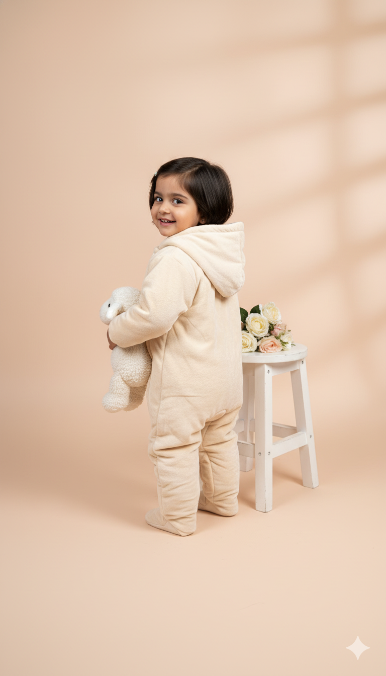 Little Star Snuggle Suit – Brown