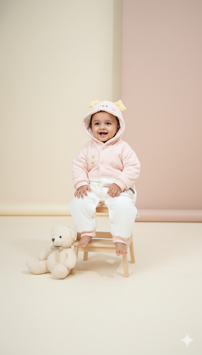 Little Star Snuggle Suit – Peach