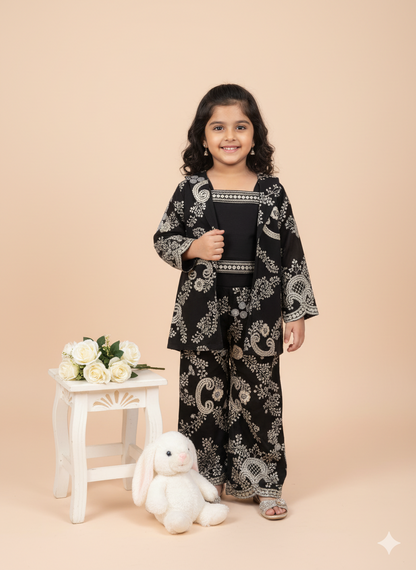 Noor-e-Black Embroidered Co-Ord Set
