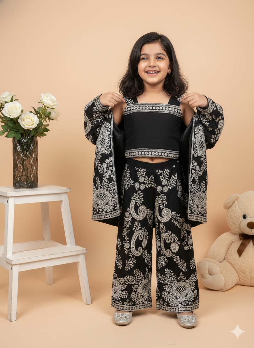 Noor-e-Black Embroidered Co-Ord Set
