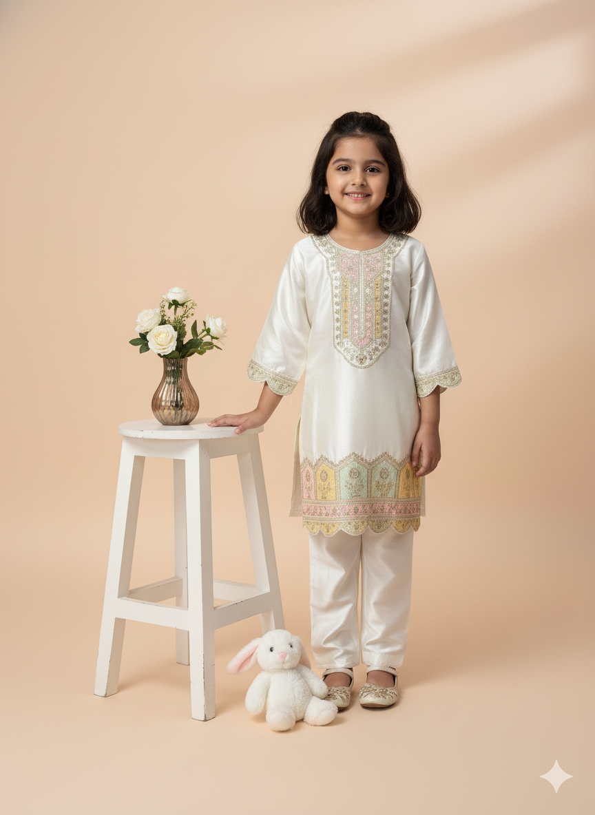 Pearl Elegance Kurti Set
