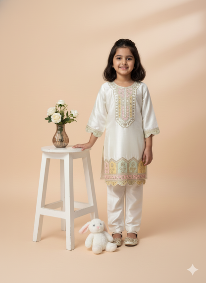 Pearl Elegance Kurti Set