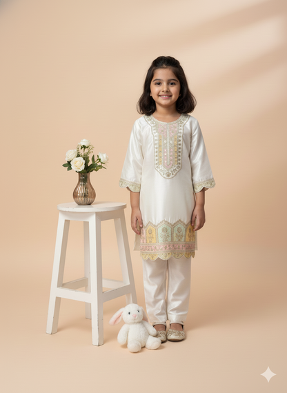 Pearl Elegance Kurti Set