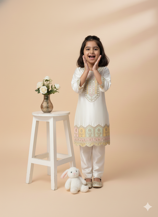 Pearl Elegance Kurti Set