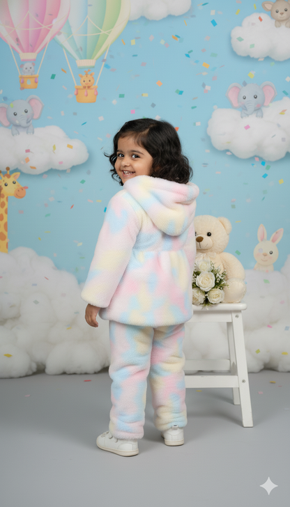 Rainbow Cloud Winter Fur Set