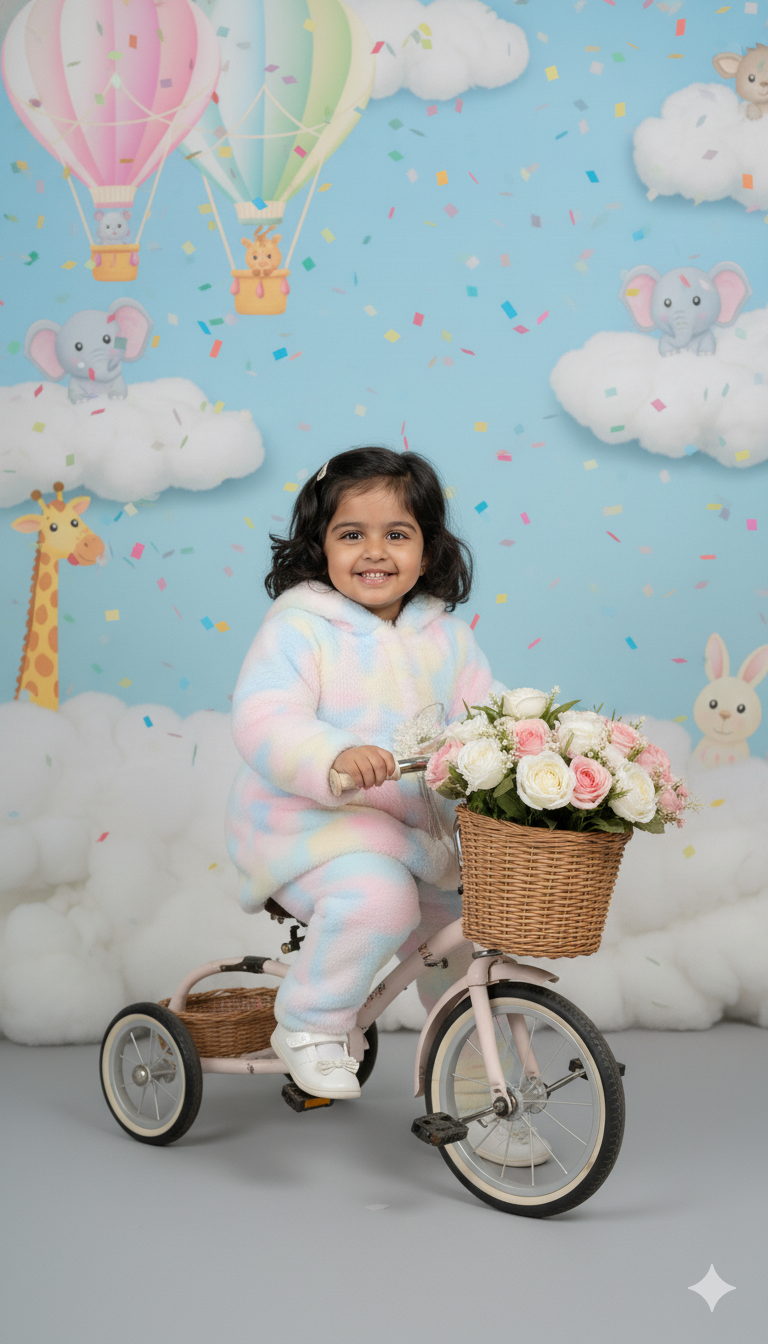 Rainbow Cloud Winter Fur Set