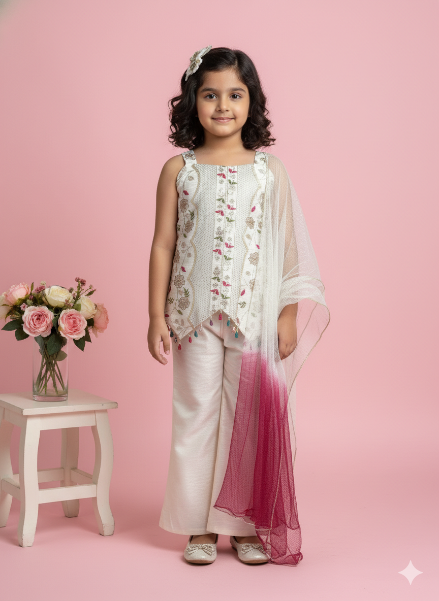 Zeenat Pearl Ethnic Co-ord set