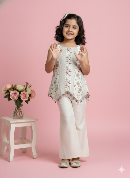 Zeenat Pearl Ethnic Co-ord set