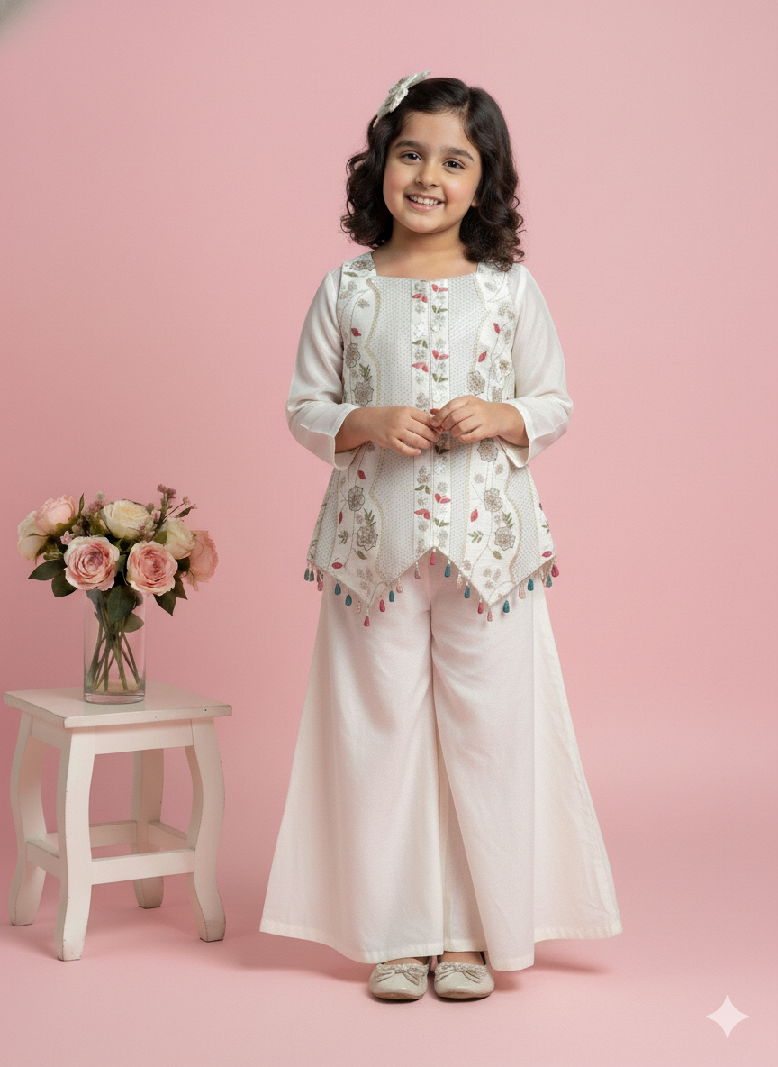 Zeenat Pearl Ethnic Co-ord set